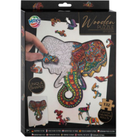 MOXY Obrysové puzzle Slon 132 dielikov