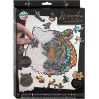 MOXY Obrysové puzzle Tiger 130 dielikov