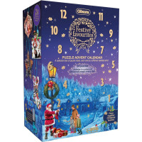 GIBSONS Puzzle Adventný kalendár na 24 dní: Sviatočné obľúbenosti