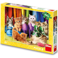 DINO Puzzle Farebné mačiatka XL 300 dielikov
