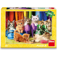 DINO Puzzle Farebné mačiatka XL 300 dielikov