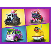 TREFL Puzzle Batwheels: Zoznámte sa 4v1 (35,48,54,70 dielikov)