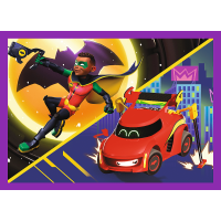 TREFL Puzzle Batwheels: Zoznámte sa 4v1 (35,48,54,70 dielikov)