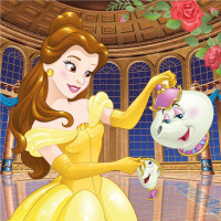 DINO Puzzle Disney princeznej: Popoluška, Ariel a Bella 3x55 dielikov