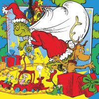 RAVENSBURGER Puzzle Grinch 3x49 dielikov