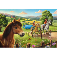 SCHMIDT Puzzle Moje obľúbené koníky 3x48 dielikov