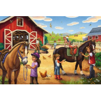 SCHMIDT Puzzle Moje obľúbené koníky 3x48 dielikov