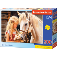 CASTORLAND Puzzle Môj priateľ kôň 200 dielikov