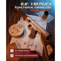 ROBOTIME Roker 3D drevené puzzle Samopal 275 dielikov