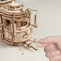 ROBOTIME Roker 3D drevené puzzle Električka 374 dielikov