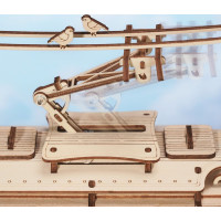 ROBOTIME Roker 3D drevené puzzle Električka 374 dielikov