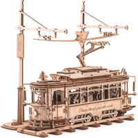 ROBOTIME Roker 3D drevené puzzle Električka 374 dielikov
