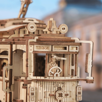 ROBOTIME Roker 3D drevené puzzle Električka 374 dielikov