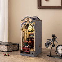 ROBOTIME Rolife DIY 3D Zarážka na knihy: Cestovanie v čase s LED osvetlením 258 dielikov
