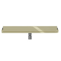 Sprchový žľab do steny MEXEN FLAT WALL 2v1 - zlatý, 90 cm