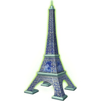 RAVENSBURGER Svietiace 3D puzzle Eiffelova veža 224 dielikov