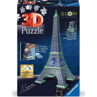RAVENSBURGER Svietiace 3D puzzle Eiffelova veža 224 dielikov