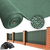Tieniaca plachta 135 g/m2 - 1,5x50 m - tmavo zelená