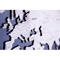 WOODEN CITY Drevená mapa sveta veľkosť XXL (200x120cm)