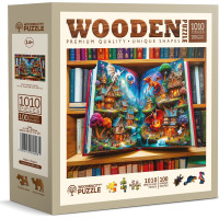 WOODEN CITY Drevené puzzle Čiarové rozprávky 1010 dielikov