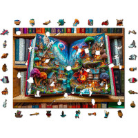 WOODEN CITY Drevené puzzle Čiarové rozprávky 1010 dielikov