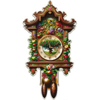 WOODEN CITY Drevené puzzle Hodiny kukučky 405 dielikov