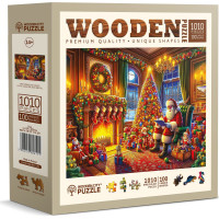 WOODEN CITY Drevené puzzle Kúzlo Štedrého večera 1010 dielikov