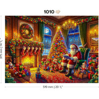 WOODEN CITY Drevené puzzle Kúzlo Štedrého večera 1010 dielikov