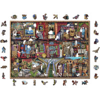 WOODEN CITY Drevené puzzle Múzejná polica 1010 dielikov