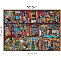 WOODEN CITY Drevené puzzle Múzejná polica 1010 dielikov