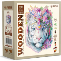 WOODEN CITY Drevené puzzle Mystický tiger 505 dielikov