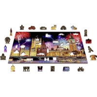 WOODEN CITY Drevené puzzle Nočný Londýn 505 dielikov