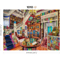 WOODEN CITY Drevené puzzle Prianie v knižnici 1010 dielikov