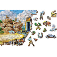 WOODEN CITY Drevené puzzle Železnice 505 dielikov