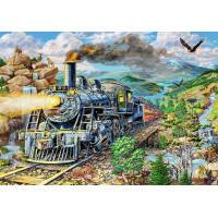 WOODEN CITY Drevené puzzle Železnice 505 dielikov