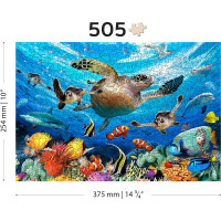 WOODEN CITY Drevené puzzle Život v oceáne 505 dielikov