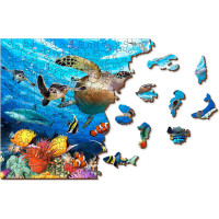 WOODEN CITY Drevené puzzle Život v oceáne 505 dielikov