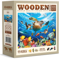 WOODEN CITY Drevené puzzle Život v oceáne 505 dielikov
