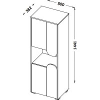 Regál CARINI CA4