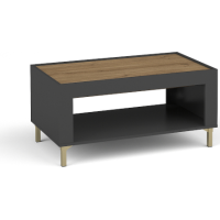 Konferenčný stolík MOSSA MO9 - čierny/dub whisky Konferenčný stolík MOSSA MO9 - čierny/dub whisky