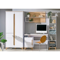 Písací stôl GAPPA GA12 - jaseň horský/biely