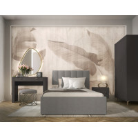 Posteľ MOSSA MO12 s úložným priestorom - 200x160 cm - šedá