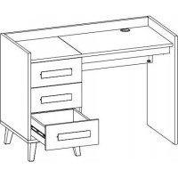 Písací stôl VERSO W8