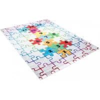 Detský koberec EMMA - Skákací panák - Puzzle