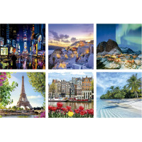 EDUCA 3D Puzzle kocka Cestovanie 216 dielikov