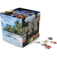 EDUCA 3D Puzzle kocka Cestovanie 216 dielikov