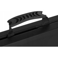 Zostava cateringového nábytku FETA BLACK (stôl 180 cm + 6 stoličiek) - čierna