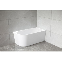 Aqualine TIBERA R rohová stojaca vaňa, 150x75cm, biela E1037