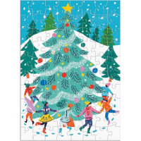 Galison Puzzle adventný kalendár 12 v 1