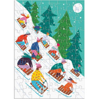 Galison Puzzle adventný kalendár 12 v 1